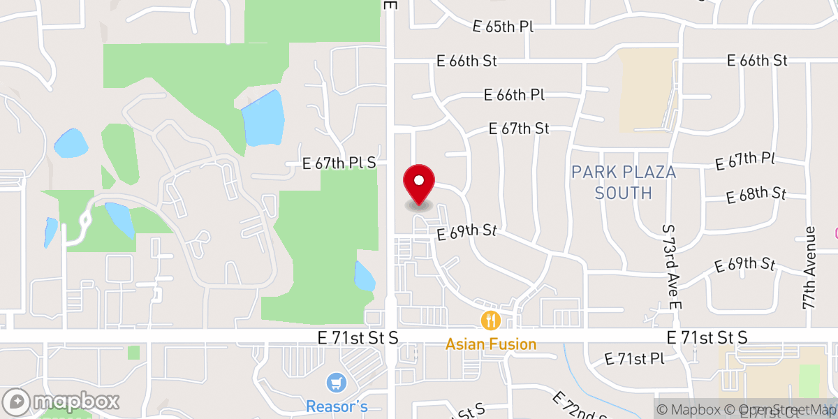 Map showing location of Arkansas Oklahoma Synod