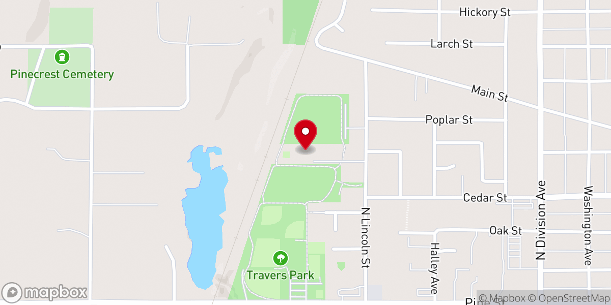 Map showing location of Parkside Church