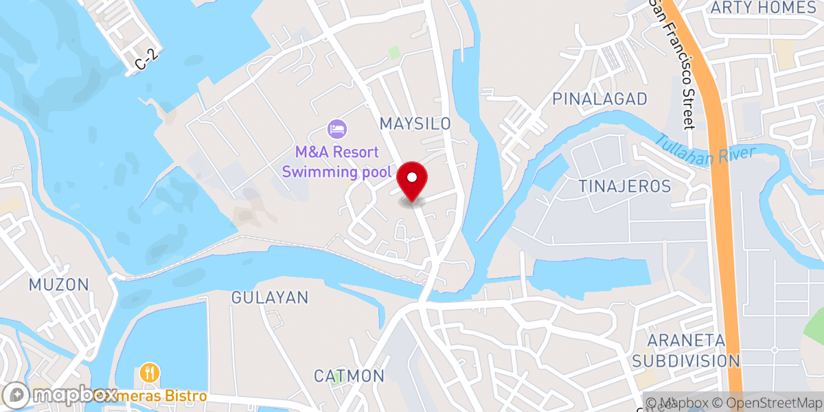 Map showing location of Alapsilo Baptist Christian Church