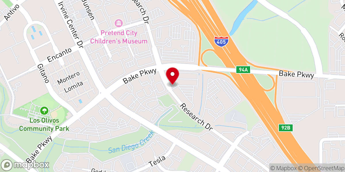 Map showing location of Irvine City Church