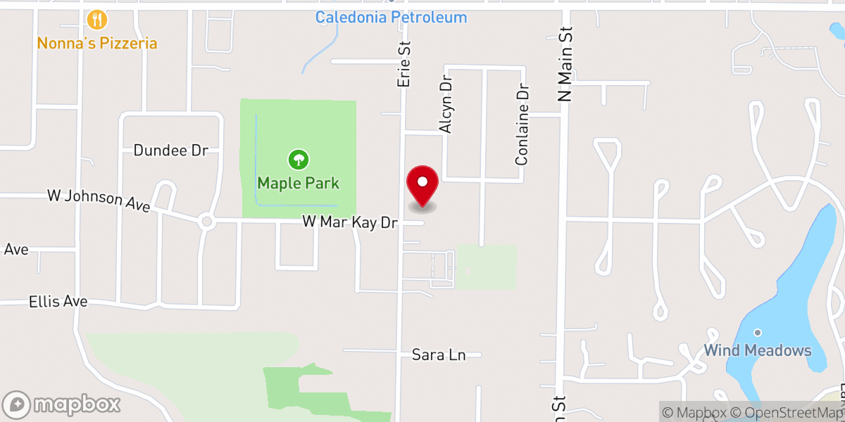 Map showing location of St Michael's Episcopal Church