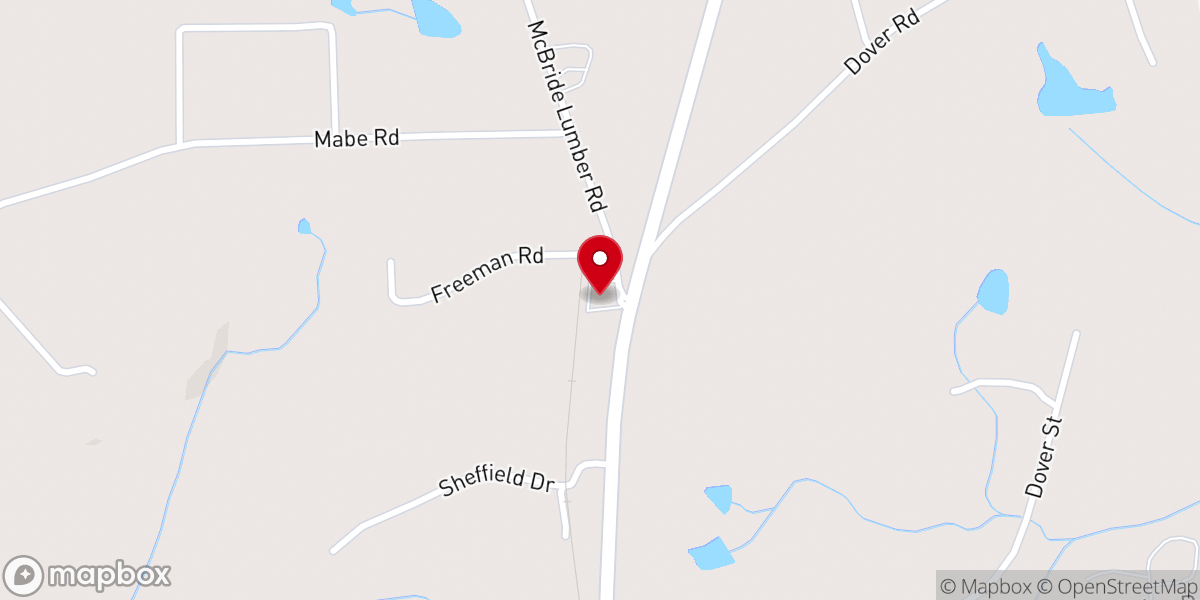 Map showing location of Star P.H. Church