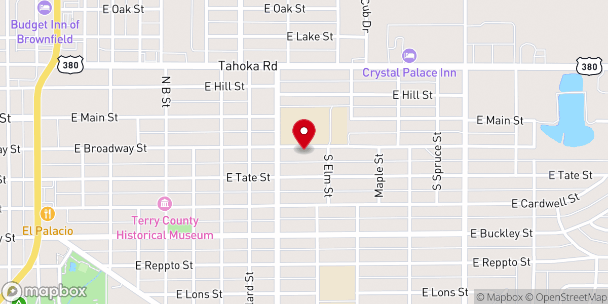 Map showing location of First United Methodist Church