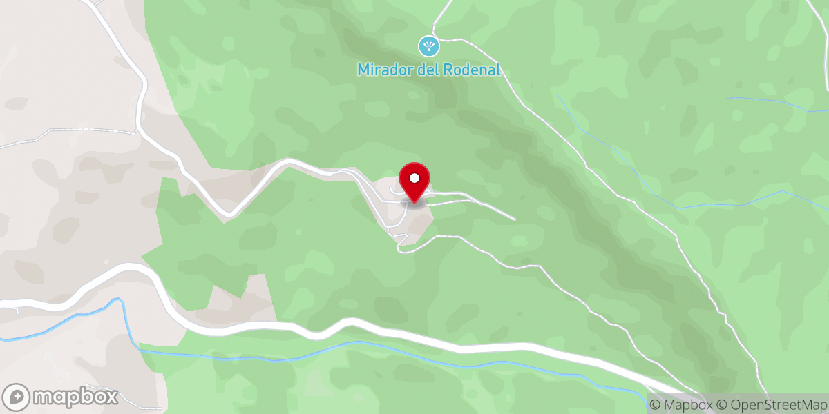 Map showing location of Monasterio de San Miguel