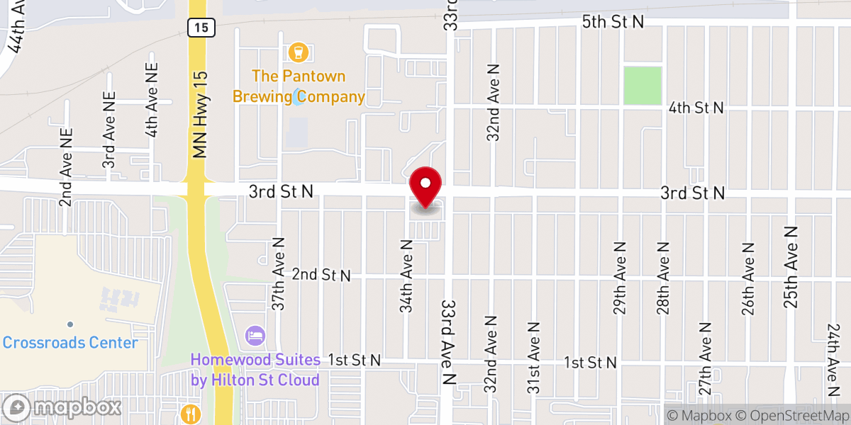 Map showing location of Iqra Education Center