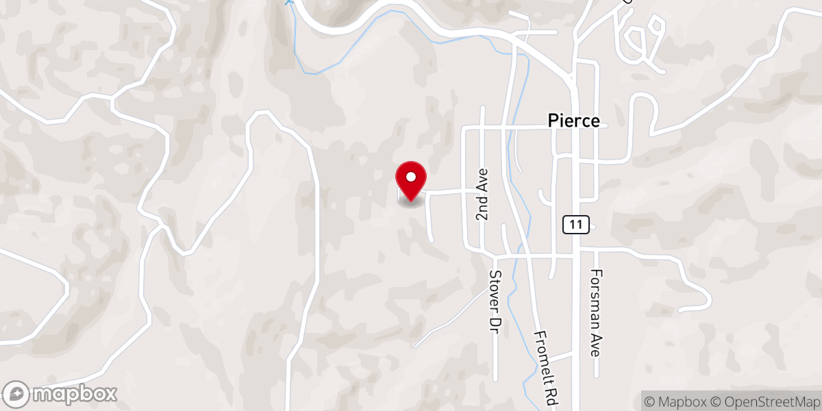 Map showing location of Our Lady of Woodland Church