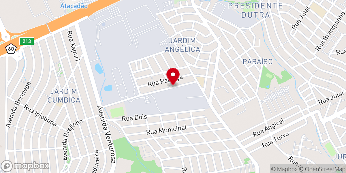 Map showing location of Comunidade Batista