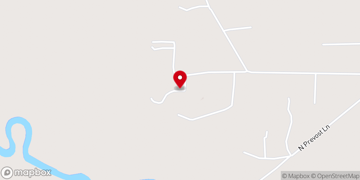 Map showing location of A V Living Water Worship Center