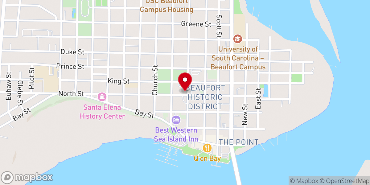 Map showing location of Grace Bethel African Methodist Episcopal Church