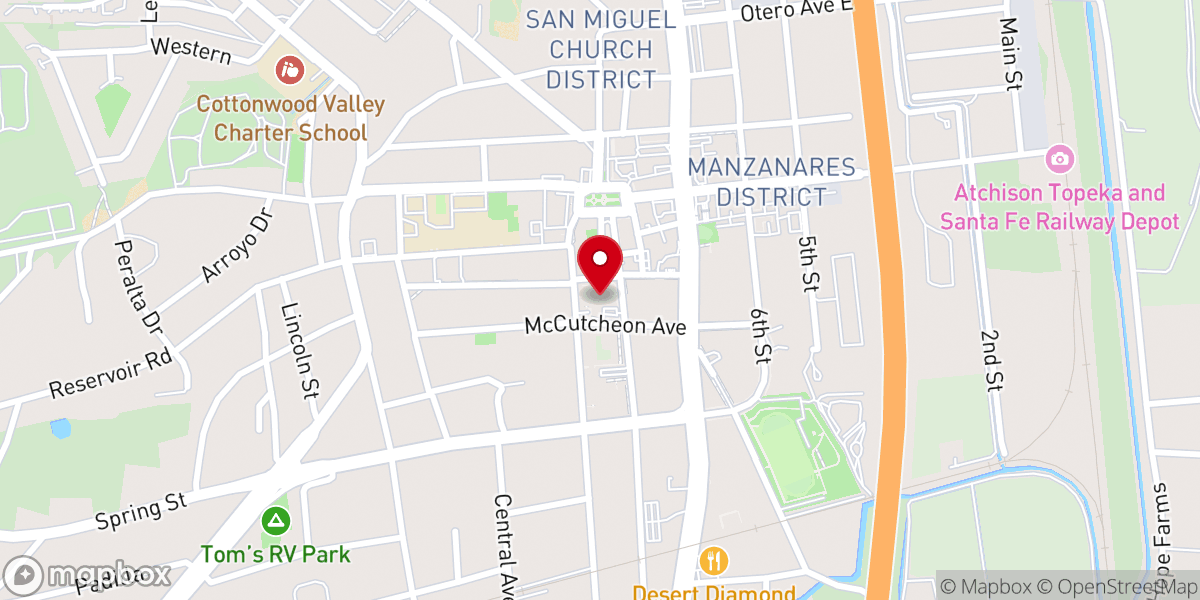 Map showing location of Socorro County Clerk