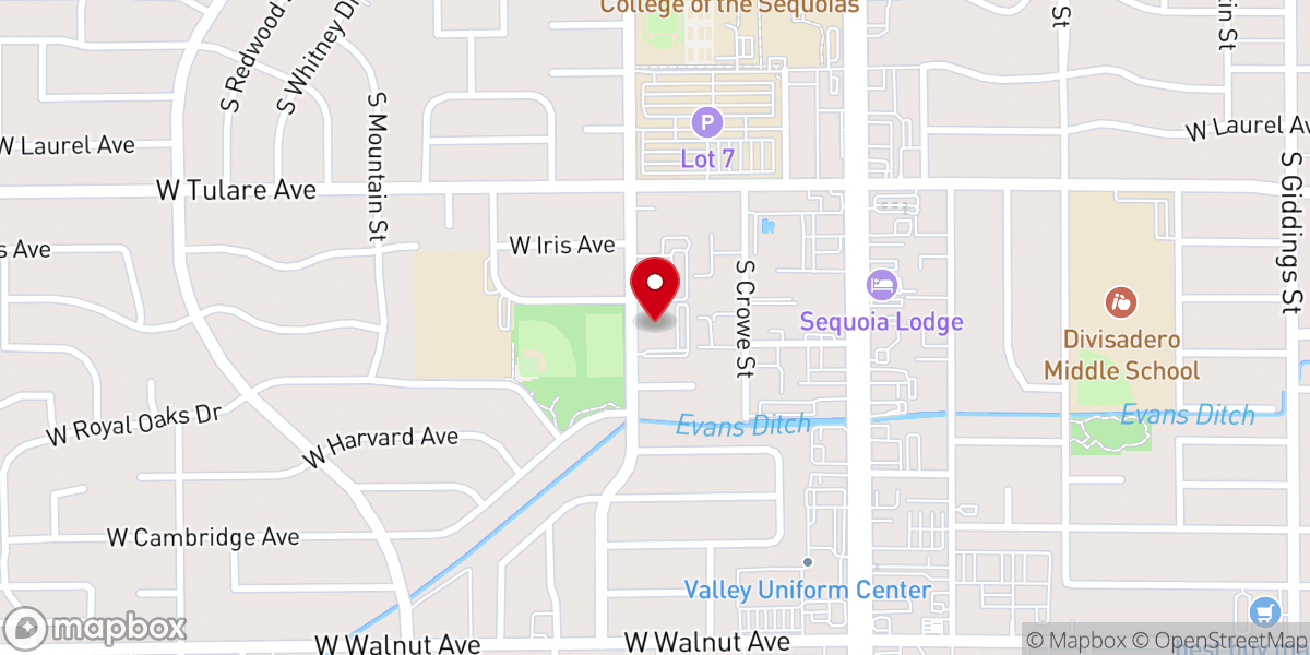 Map showing location of The Messengers Church