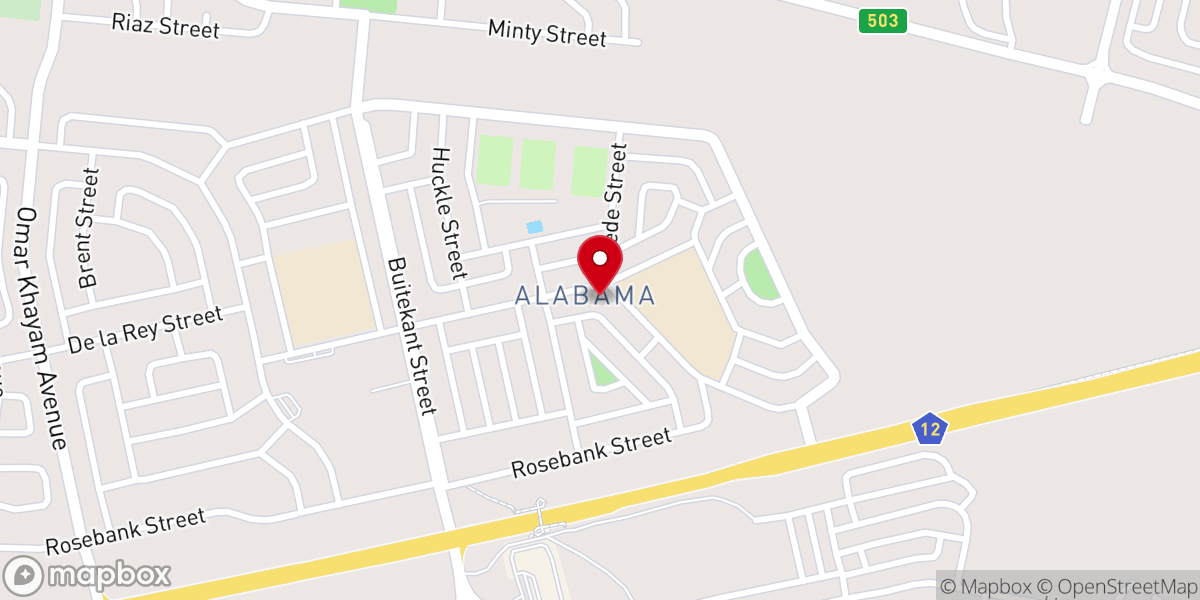 Map showing location of Alabama anglican church