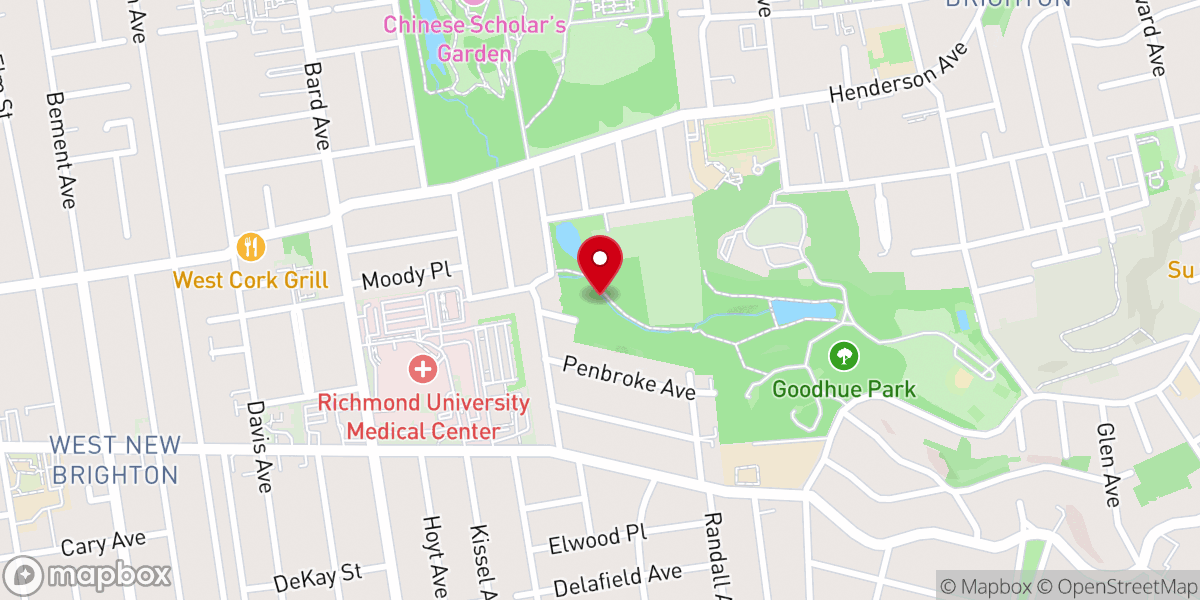Map showing location of Allison Pond Park