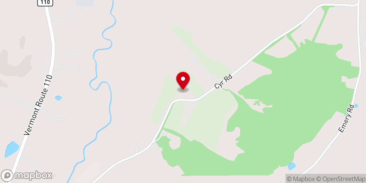 Map showing location of The Barn at Lonestar Acres