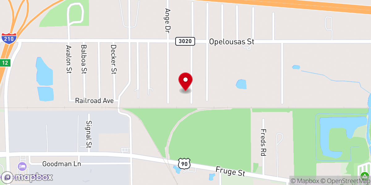 Map showing location of New Providence Baptist Church