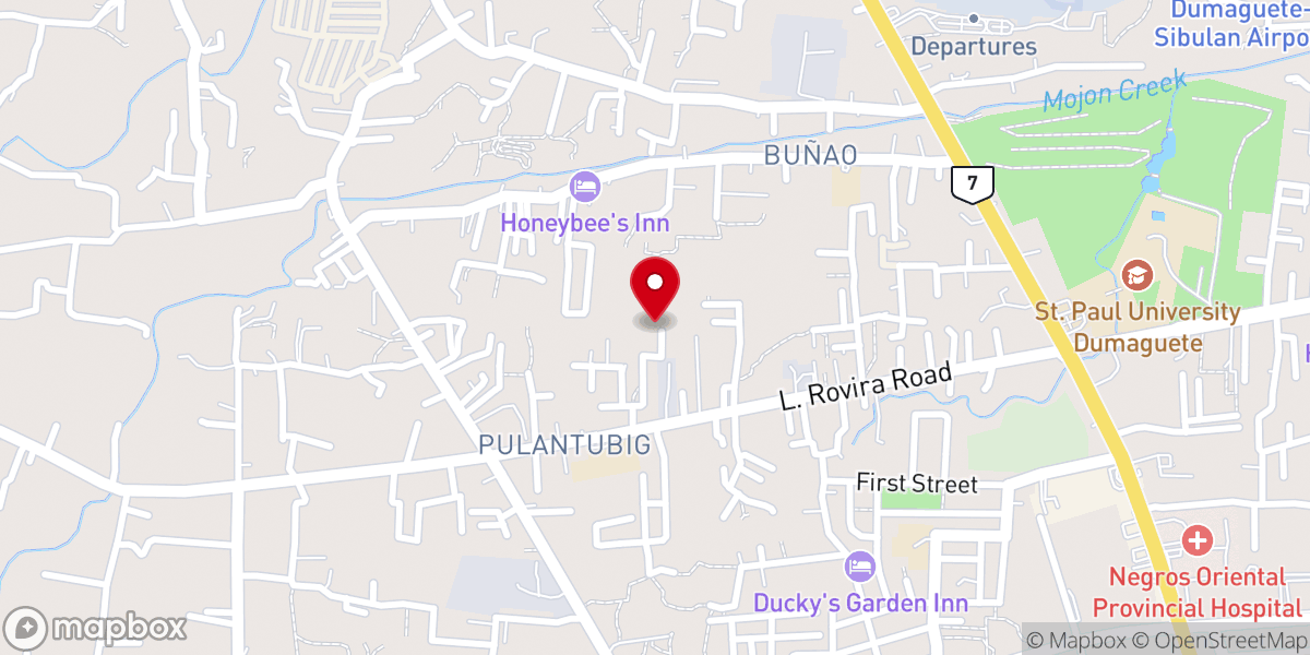 Map showing location of Covenant Life Church Dumaguete