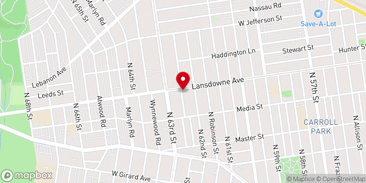 Map showing location of Community Holiness Church