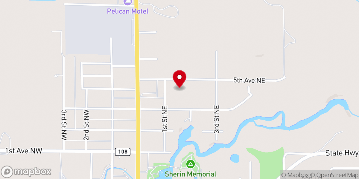 Map showing location of Iglesia Apostolica Pelican