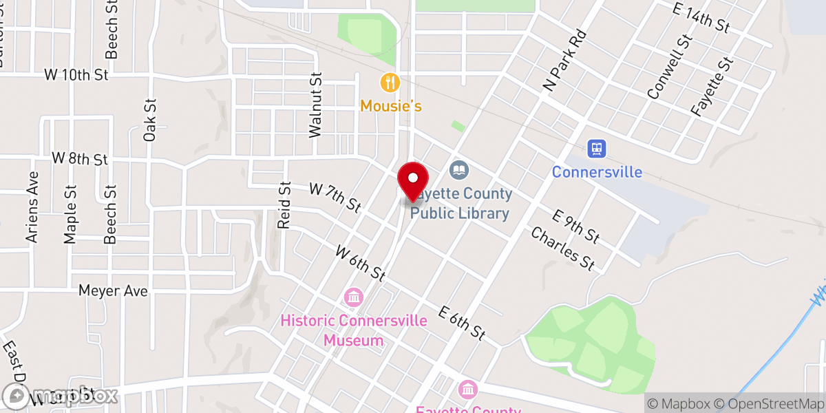 Map showing location of First Church of Christ, Scientist