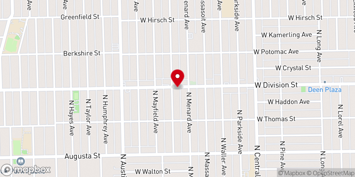 Map showing location of Psalm Holiness Missionary Baptist Church