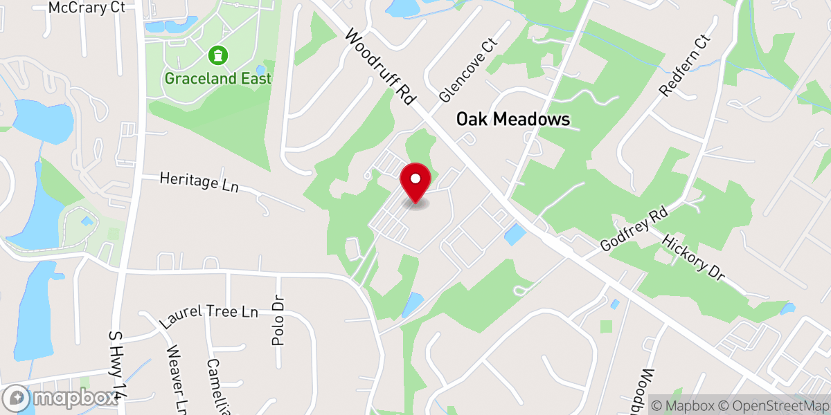Map showing location of St Mary Magdalene Catholic Church