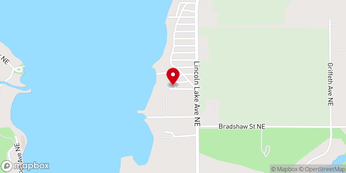 Map showing location of Lincoln Lake Camp