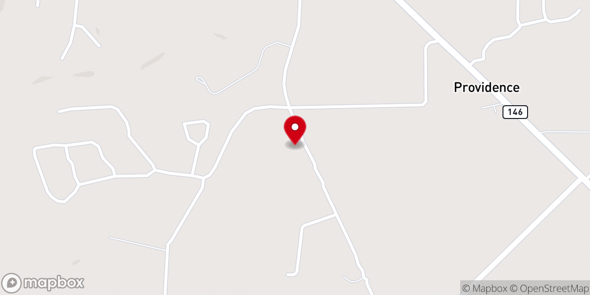 Map showing location of First Baptist Church of Providence