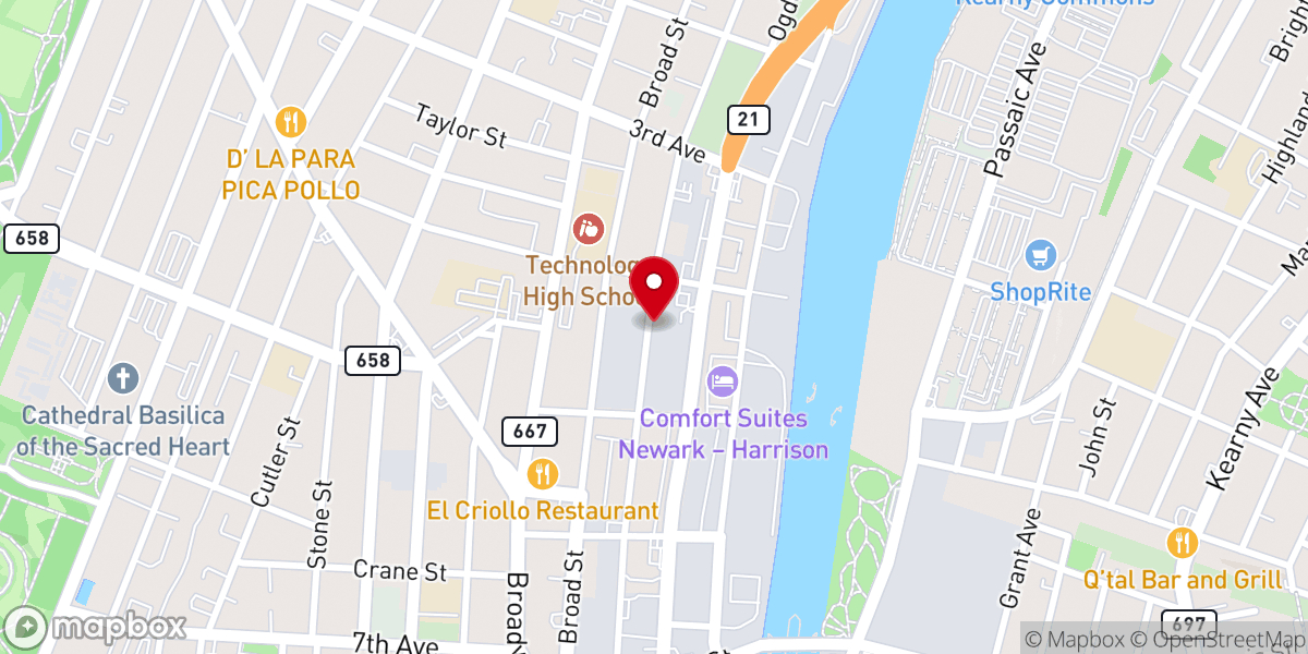 Map showing location of Immanuel Fellowship Church