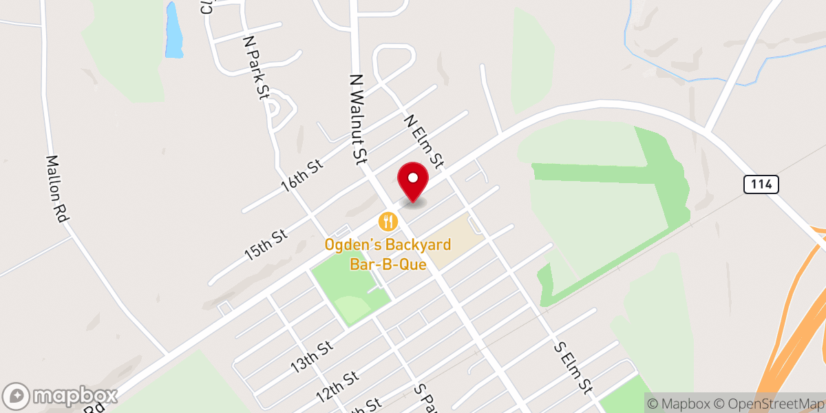 Map showing location of Ogden Friendship House of Hope