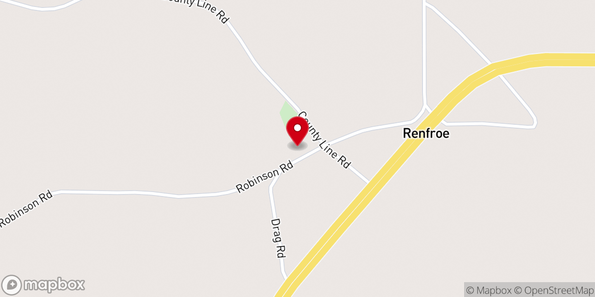 Map showing location of Kingdom Church