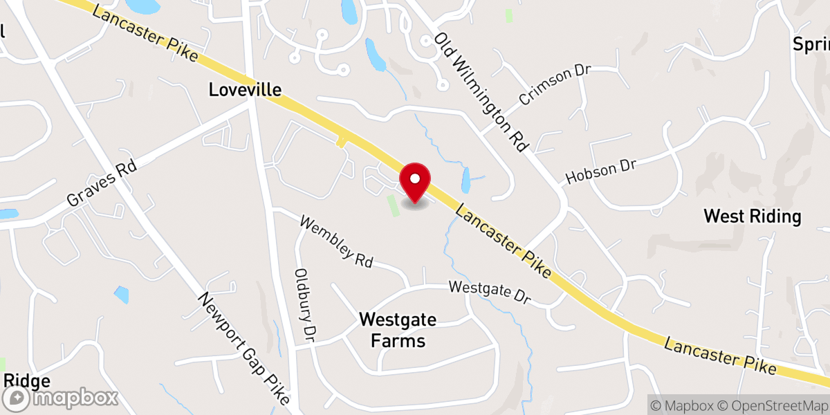 Map showing location of Trinity Community Church