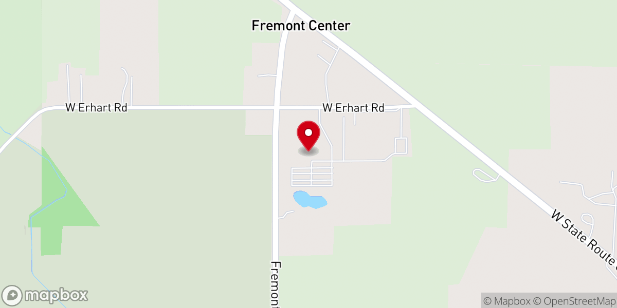 Map showing location of St. Mary's of the Annunciation