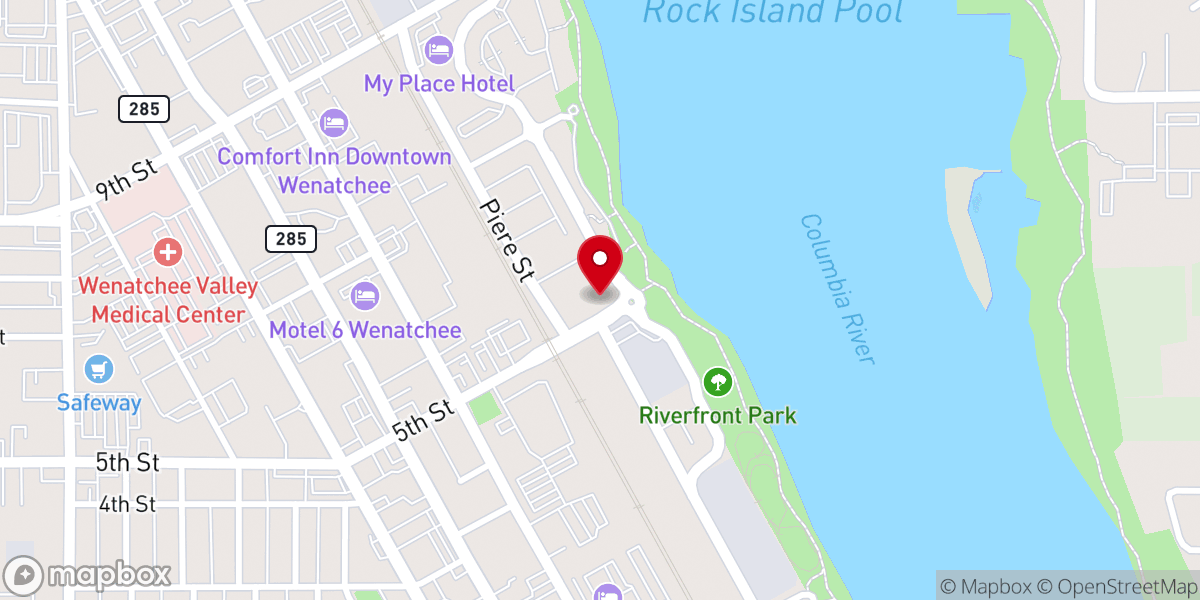Map showing location of Awaken Church