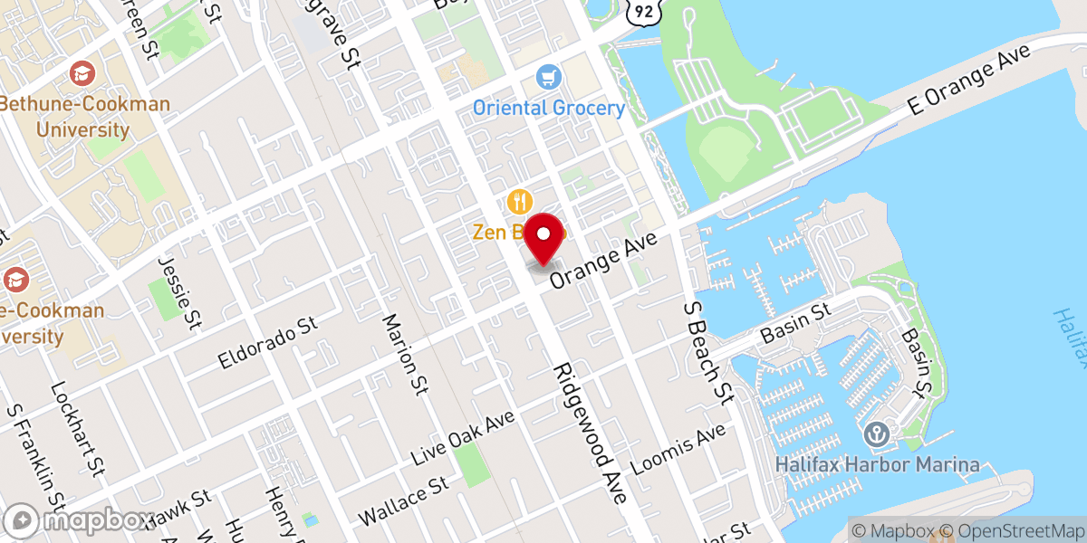 Map showing location of Saint Marys Episcopal Church