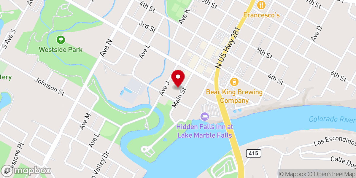 Map showing location of First Assembly of God Church