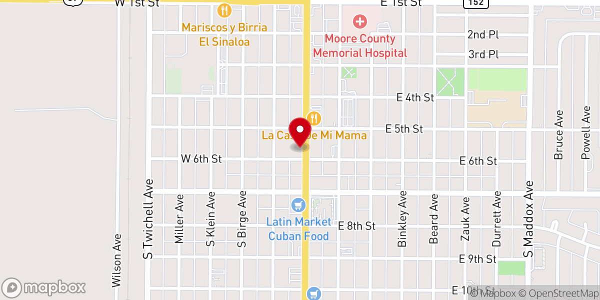 Map showing location of Kimmy D's Christian Academy