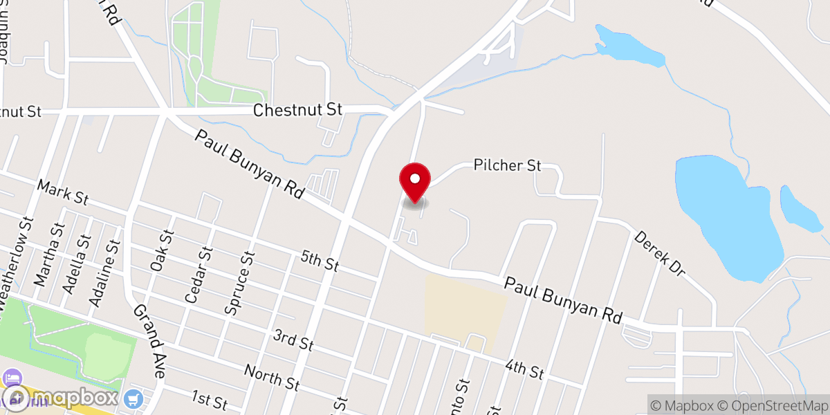 Map showing location of Susanville Christian Fellowship