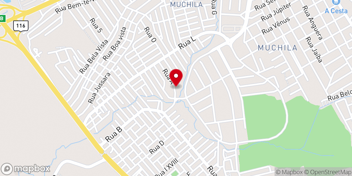 Map showing location of Paróquia Santíssima Trindade