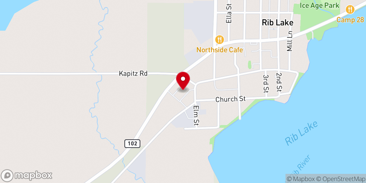 Map showing location of Good Shepherd Catholic Church