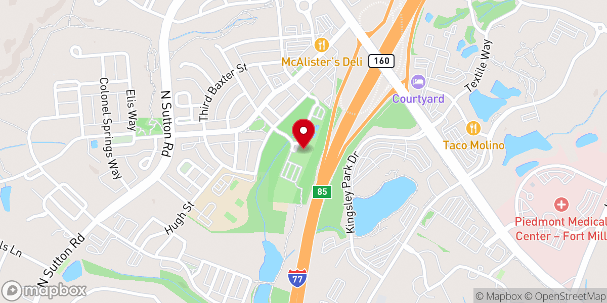 Map showing location of One Hope Community Church