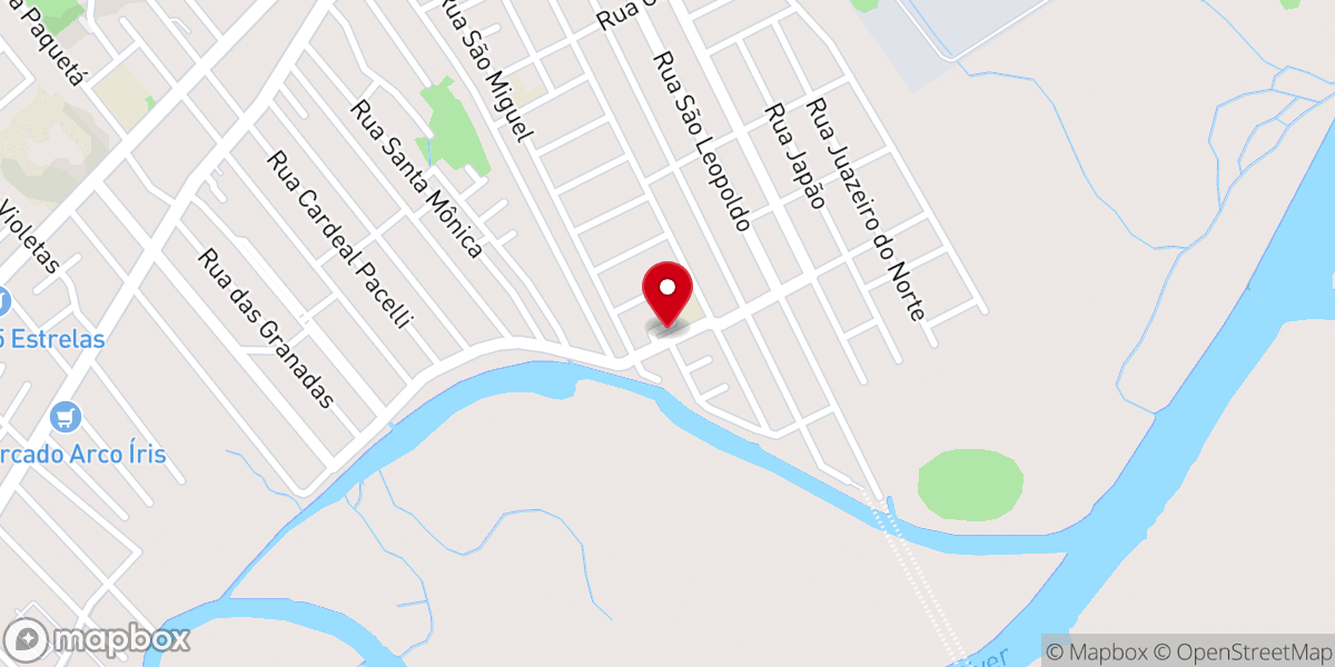 Map showing location of Igreja Pentecostal Adoração a Deus Independente