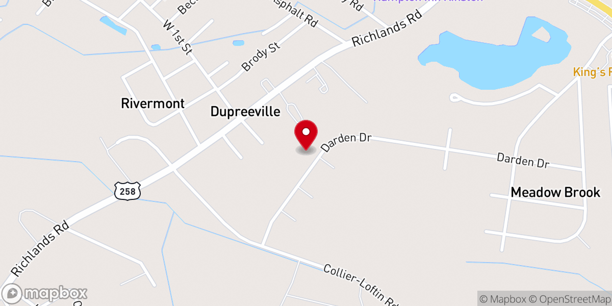 Map showing location of Revival Mission Church