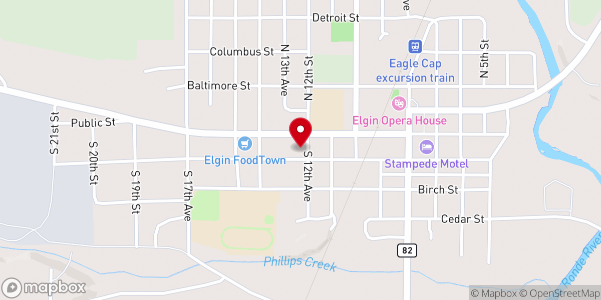 Map showing location of Saint Mary Catholic Church