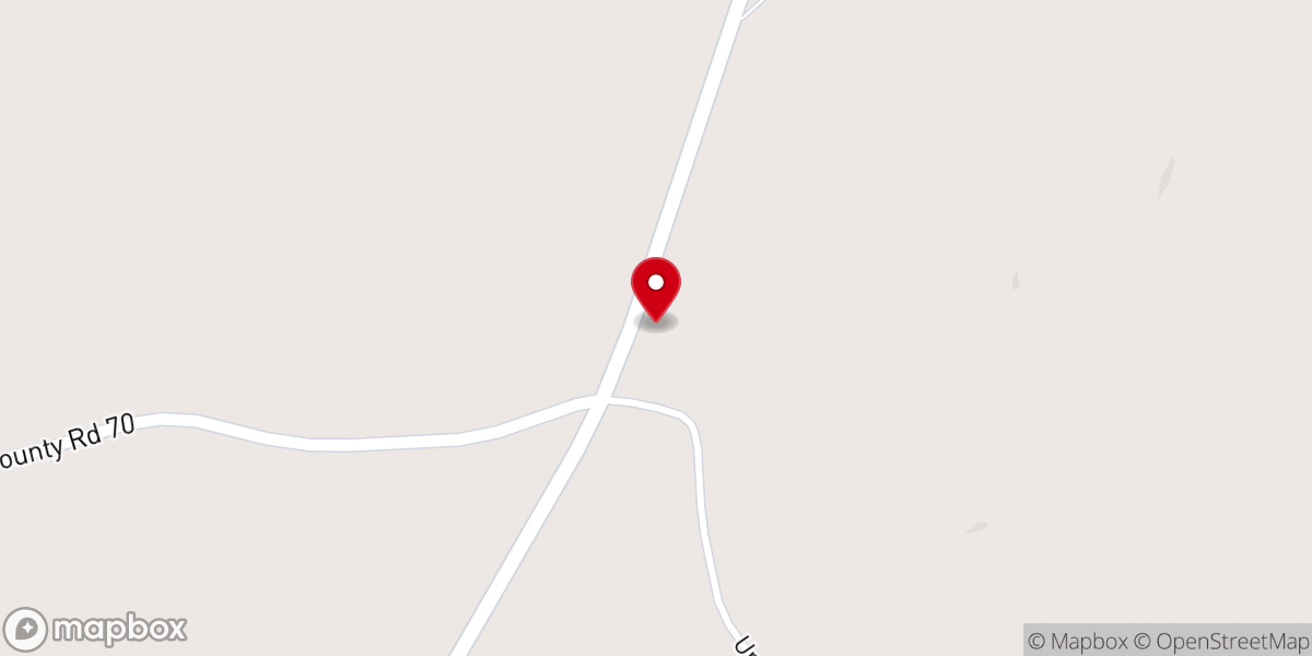 Map showing location of Valley Grove Church