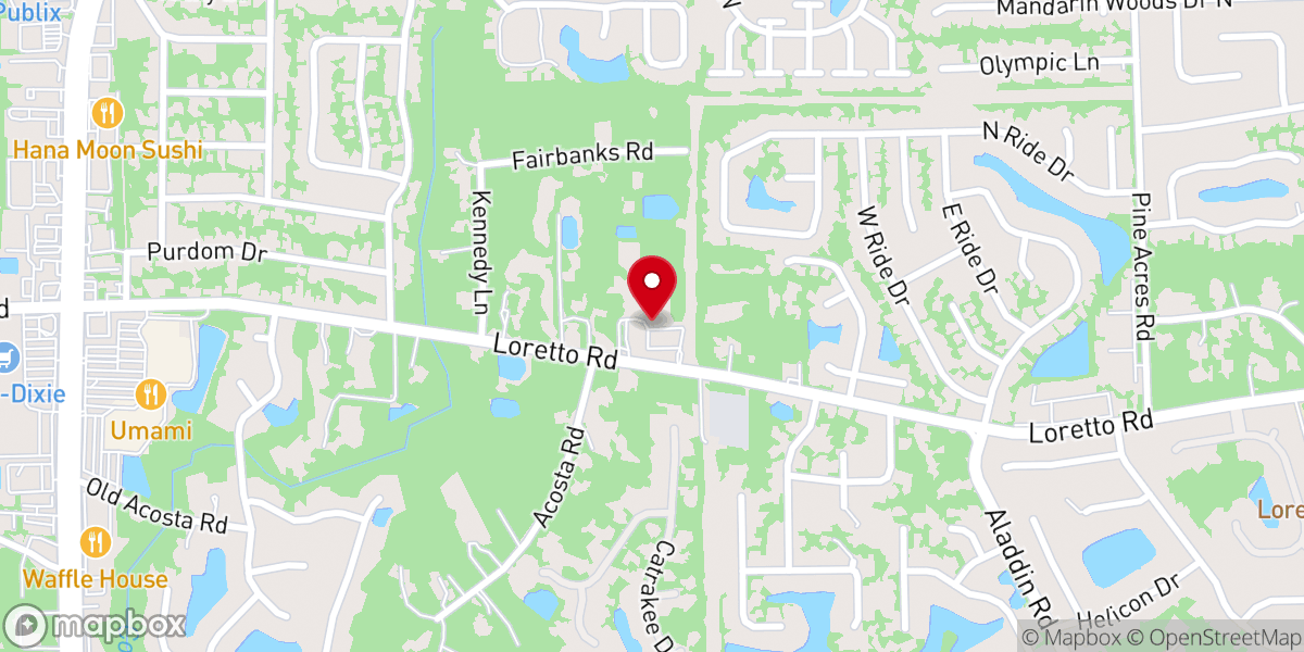 Map showing location of Freedom Christian Fellowship