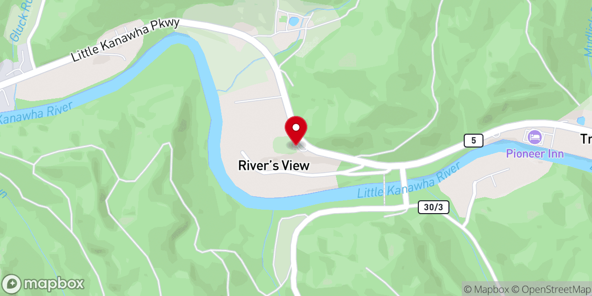 Map showing location of Otterbein Church