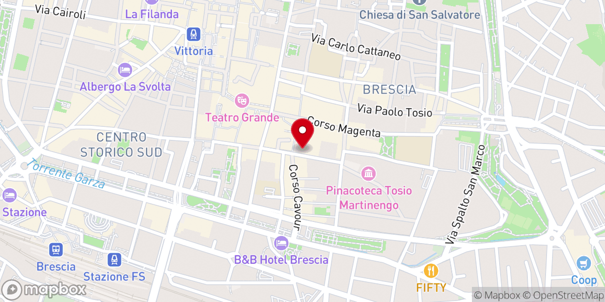 Map showing location of Chiesa di Sant'Alessandro