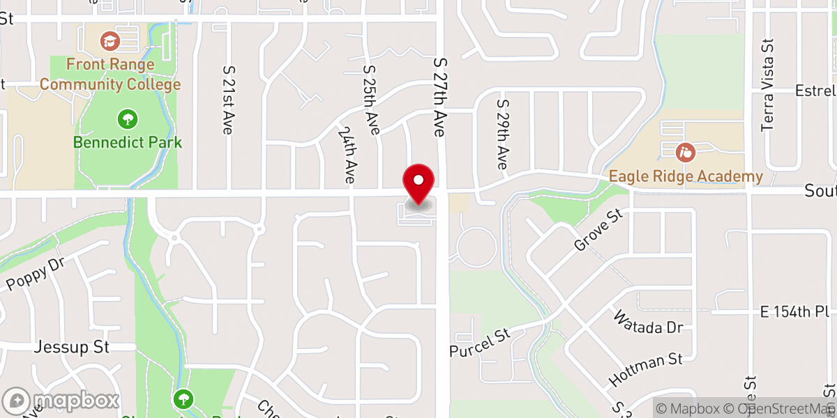 Map showing location of Zion Congregational Church