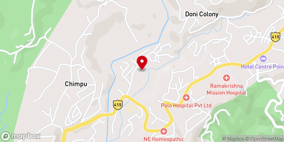 Map showing location of CHANDRANAGAR TOWN BAPTIST CHURCH