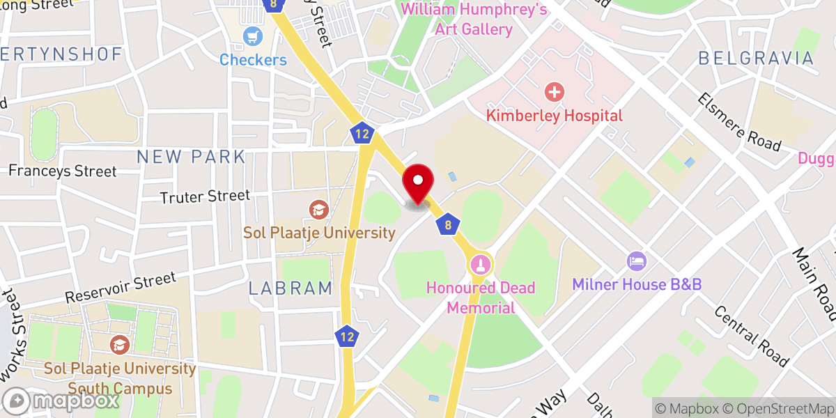 Map showing location of Roman Catholic Diocese Of Kimberley